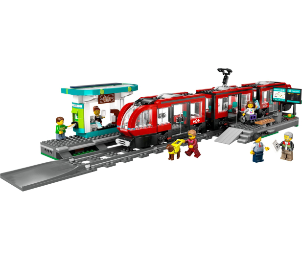 LEGO City 60423 Tramwaj miejski ze stacją - 1266140 - zdjęcie 2